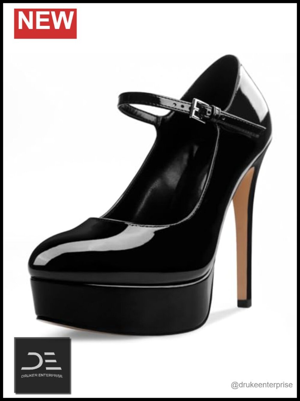 Women's 5.3" Platform Stiletto Heels Mary Jane Strap Pumps Wedding Party Dress
